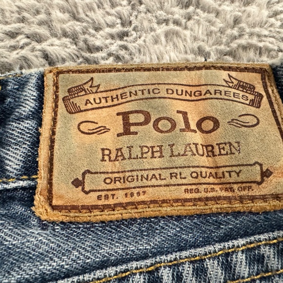Polo Ralph Lauren Mens Denim Jeans Varick Slim Straight - Blue - Size US 38x32 - Picture 6 of 11